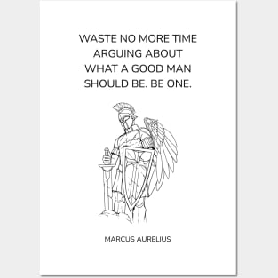 Marcus Aurelius Stoic Quote Posters and Art